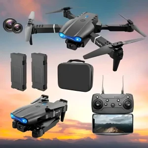 The New Version Of 5G Independent Remote Control Four Turn Folding Brushless Wing Drone In 2025 Is Equipped with 4K Dual Cameras, 4K Display Screen, Real-time Battery Display, GPS Positioning, Wi Fi Control, Signal Return Function, Quadruple Obstacle Avoi