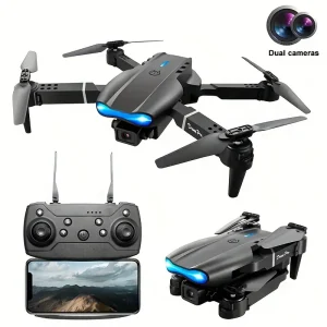 2025 New Version H601 Aerial Photography Drone with Brushless Motors, 4K HD Dual Cameras, Portable Foldable Remote-controlled Quadcopter, Headless Mode, One-touch Takeoff/landing, Smart Tracking, Gesture Photography, And Fixed Altitude. Perfect for