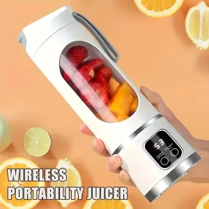 [Portable Electric Citrus Juicer] Rechargeable Electric Citrus Juicer - Portable Compact Juicer Machine With USB And Cleaning Brush For Orange, Lemon, Limes