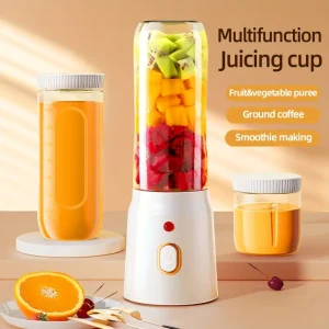 [Wireless Portable Juicer] Portable Wireless Juicer & Blender | USB Rechargeable, Easy-Clean Digital Display | Ideal for Smoothies, Milkshakes & Fresh Fruit Drinks