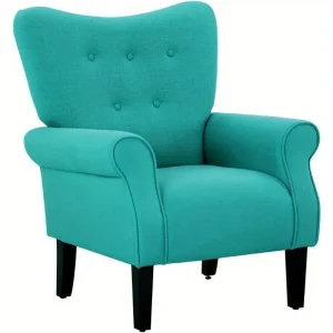 Manual Massage Recliner, Modern Ultra-Breathable Fabric Single-Seat Sofa Lounge Chair, with Heating Function, Side Pockets & Cup Holders