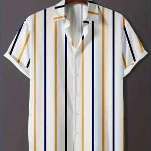 4pcs Men's Casual 3D Short-Sleeve T-Shirts