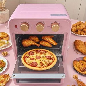3.17gal High Capacity Air Fryer, With Advanced Multi-functional Cooking Functions-barbecue, Air Fried, Defrosting, Baking, French Fries, Pizza, Chicken, Fish And Toast Preset, Three-knob Control Oven
