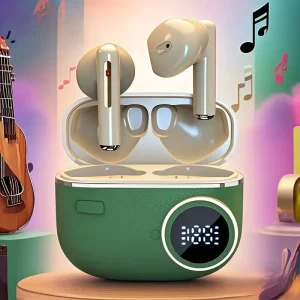 New 150-Language AI Smart Real-Time Translation Earbuds, Wireless 5.4 Headphones 2025 with 75 Hours of Stereo Sound, 4 ENC Microphones, Noise-Canceling Earbuds with Ear Hooks for Exercise/Running, Wireless Earbuds, Exercise Earphones Modern Earphones