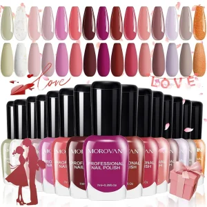 BIALQA 6 Clors Red Cat Eye Gel Nail Polish, Super Shiny Created-Ruby Red Cat Magnetic Nail Gel, Long-Lasting, Soak Off UV Gel for Manicure, Easy to Apply, Suitable for Nail Art And Salon Use