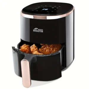 11 Quart Midea Dual Basket Air Fryer Oven with 8 Functions, Wi-Fi Connectivity, Alexa Compatibility, Smart Sync Finish, Clear Window, and 50 App Recipes for Baking, Roasting, Grilling, Broiling, and Family Meals