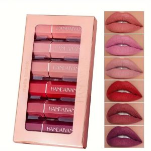 1pc Matte Lipstick 12 Colors Long-lasting, Waterproof, Stain-resistant, Sexy Velvet Lip Liner