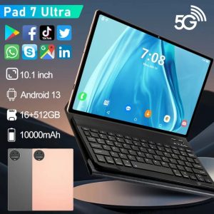 VOENTEX 2025 7-inch Kids Tablet with IPS HD Screen, 4GB RAM & 32GB ROM, Dual Cameras, Wi-Fi, 3500mAh Battery, Parental Controls, Pre-Installed Educational Apps & Games, Durable Protective Case - Perfect Gift for Safe Fun & Discovery, Tablet, Pad