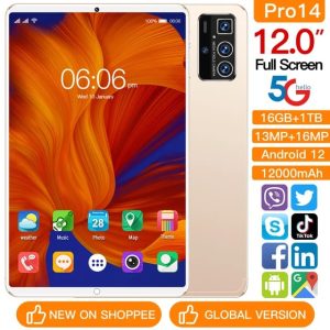 [Android Tablet] 10.1-inch Android 15 Tablet | Quad-Core, 64GB ROM, 1280*800 IPS HD Touch Screen, Dual Speakers, Wi-Fi, 8MP+2MP Camera, 6000mAh Battery, Free Protective Case