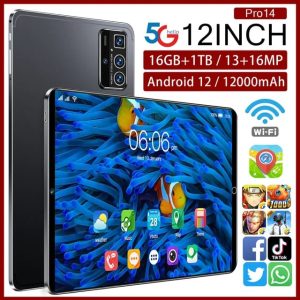 10.1-inch Android 14 tablet. 4GB RAM 2GB + 2GB expansion for seamless use. Store files on 32GB ROM, expandable up to 1TB with Micro SD. It features a 1280x800 HD display, 6000mAh battery, A133 quad-core high-performance and low-power CPU.