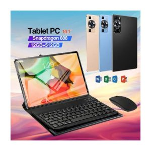 Teclast P50 11-Inch Tablet PC, Unisoc T606 Octa-Core G57 GPU, 4GB+8GB Extension RAM 128GB Storage Android 14 Wifi Tablet, 7000Mah Battery Type-C Charging 8MP Camera, 2In1 Tablets with Keyboard, Case, Headphones, Adapter, Pad, Tablet, Pad