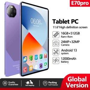 UXD A5 Android 15 Tablet 10.1&quote; IPS, 12GB+256GBexpandable To 1TB, 4G LTE/ WiFi, Octa-Core, 6000mAh, With Keyboard, Mouse, Stylus, Case & More, Tablet, Pad