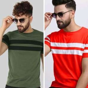 [4pcs Casual T-Shirts] Men's 4pcs Casual T-Shirts 4JT6579, Casual Wear, Everyday Tee, Classic Tee, Relaxed Fit, Crew Neck, Knit Fabric, Short Sleeve, Summer Tee, Casual Attire, Leisure Clothing, Casual Style, Casual Shirt, Men's T-Shirt