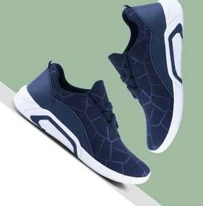 Men's Breathable Shock-Absorbing Running Shoes - Lightweight Low-Top Sneakers with Striped Design, Vibrant Blue TPU Sole & EVA Cushion for Gym, Hiking, Casual Wear, Hiking Shoes, Sleek Shoe Design,