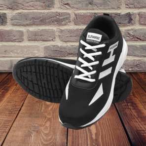 Men's Low-Top Sneakers - /Fabric Slip-On Moccasin-Style Shoes with Thick Rubber Sole, White & Blue/Grey/Navy Color Options, Lace-Free Closure, Arch & Cushioned Comfort for Casual, Semi-Formal & Wedding Wear - All-Season Versatile Shoes Ideal for Men's Fa