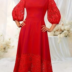 Elegant Strapless Sleeveless Mermaid Evening Gown with Pearl Embellishments - Long Formal Dress, Fitted Top & Flowy Fish Tail Skirt, Solid Color, Dry Clean Only, All-Season Wear for Women, Seasonal Fashion, Formal Evening Wear, Smooth Shiny Fabric, Sophis