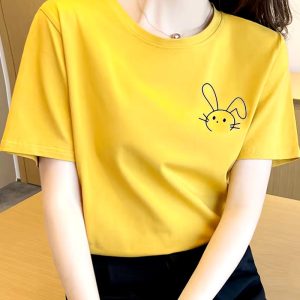 [Casual V-Neck Tee] All-Season Casual V-Neck T-Shirt Set - Women's, Navy, White, Black | Vneck Tee, Casual Style