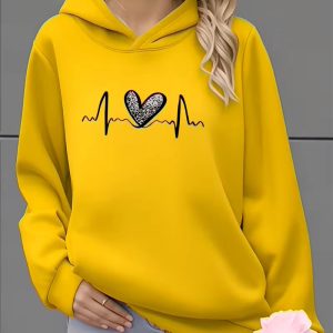 4-Pack Solid Color Women's Casual Polyester Hooded Sweatshirts, Knit Fabric, Slight Stretch, Non-Waterproof, All-Season Fashion Pullovers