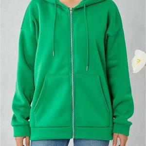 SHIMIDA 3-Color 3pcs Vintage Half-Zip Stand Collar Sweatshirt - Soft Full-Length Zipper Sweaters with Pockets, Casual & Office Wear, Cozy All-Season Machine Washable Sweaters Suitable for All Body Types