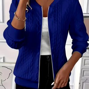 New Stylish Women'S Autumn Coat Jacket Cardigan Design for 2025, Suitable for Middle-Aged Mothers Aged 40-50, High-End, Elegant, Comfortable, And Tailored for Commuting, Work Meetings, And Evening Events