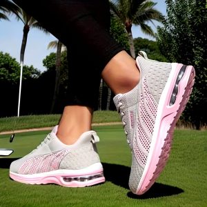 Women's Skechers Summer Flat Shoes Thick Sole Height-Increasing Breathable Versatile Casual Sneakers 13145