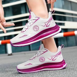 2025 New Women'S Rhinestone-Embellished Thick-Soled Sneakers | Low-Top, Lace-Up, Round Toe, All-Season Comfort