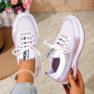 Women'S High-Top Winter Boots - Thick Non-Slip Rubber Sole, Lace-Up Closure, Beige/White - Warm Ankle Support for Snow, Ice, and Everyday - PU Synthetic Cover Upper - Cold Weather Shoes for Women - Retro Ethnic Style Boots, Winter Boots, Outdoor Footwear,