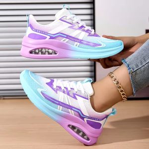 Women's Sparkling Rhinestone-Decorated Low-Top Sneakers - Lace-Up -Encrusted with Cushioned Rubber Sole, All-Season Grey/Glossy White Tread for Casual, Office & Party Wear - Breathable Fabric Upper Hand Washable