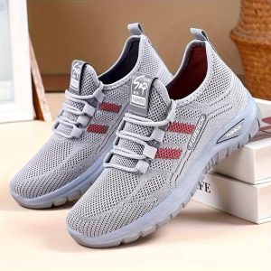 Women's Thick-Sole All-Season Sneakers with Thick Platform Sole - Low-Top Lace-Up Round Toe Shoes Suitable for Running, Hiking, Gym & Casual Wear - Multi-Color Options /, Grey/ -  & Rubber