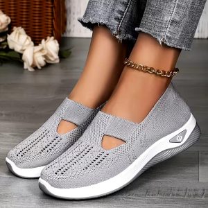 3.94inch Thick-Soled Dad Shoes - New Breathable Mesh Platform Sneakers, Casual Height-Increasing Women's Walking Shoes