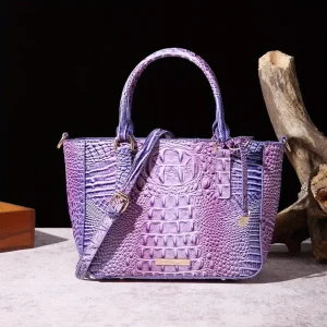 [PU Color-Block Bag] PU Color-Block Handbag, Long Shoulder Strap | Crossbody Bag, Stylish and Simple