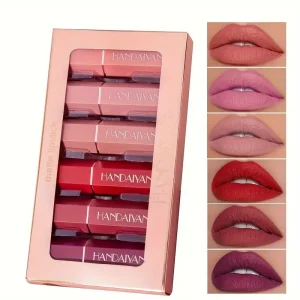 Single Pack of Matte Lipstick in 12 Colors with Lasting Moisture