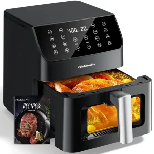 Air Fryer Oven, Countertop Convection Oven, 4 Slice Toaster, Warm, Broil, Toast, Bake, Air Fry, Oil-Free, Perfect for Countertop 12QT Air Fryer Oven, Oil-Free Frying, Quick Meal Preparation, Compact Toaster Oven, Digital Countertop Oven, Quality