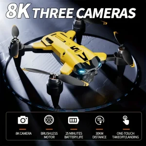 Designed Specifically for Adult Beginners-a 4K Foldable FPV Quadcopter Equipped with Brushless Motors, Supporting Three Battery Options, with Obstacle Avoidance and GPS Return-to-home Functions. The Perfect Gift for Christmas/ Halloween., Recreational Dro