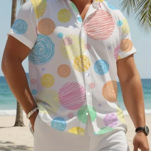 [Men's Long Sleeve Shirts] 4pcs Men's Long Sleeve Shirts - Breathable Moisture-Wicking Quick-Dry Button-Up Collar Shirts, Formal & Casual Office Golf Outings, Multi-Color Pack Navy/Black/Red/Green - Wrinkle-Resistant Business & Everyday Tops for Year-Ro