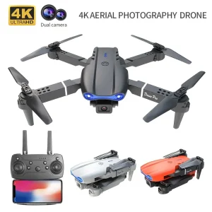 Professional-grade 4K Aerial Drone with 360° Roll And App-controlled Tracking | Optical Flow Positioning And Intelligent Obstacle Avoidance | Powerful Brushless Motor | Exquisite Carbon Fiber Shell | FPV Quadcopter | Choose The Perfect Christmas Gift