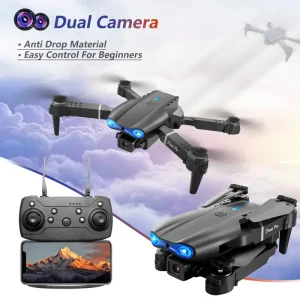 GPS Drone With 4K Camera For Adults Beginner, Ult-Long Flight Time, Optical Flow, 5G Transmission Foldable FPV RC Quadcopter W/ Brushless Motors, No Obstacle Avoidance, 2 Batteries 40 Mins Long Flight