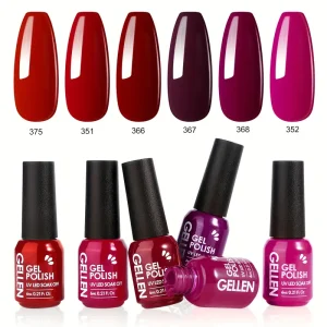 [Glitter Nail Gel] MTSSII 7ml Semi-Permanent Glitter Nail Gel | Long-Lasting Shine, Fragrance-Free, Nude Pink Shiny Series, Salon Quality, Glossy Finish, Smooth Application