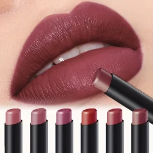 [Long-Lasting Coral Lipstick Shine] Sparkling Coral Lipstick - Waterproof, Long-Lasting, Non-Sticky with Pearlescent Shine, Easy Application for Beginners, Color, Lip Gloss