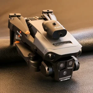 4K Dual Cameras Foldable Drone | Screen Remote Control, 360° Obstacle Avoidance, Brushless Motor, Optical Flow Hovering, Headless Mode, 64G Memory Card/Card Reader, Speed Control, RC Quadcopter Gift, Wi-fi Wireless Communication, USB Charging